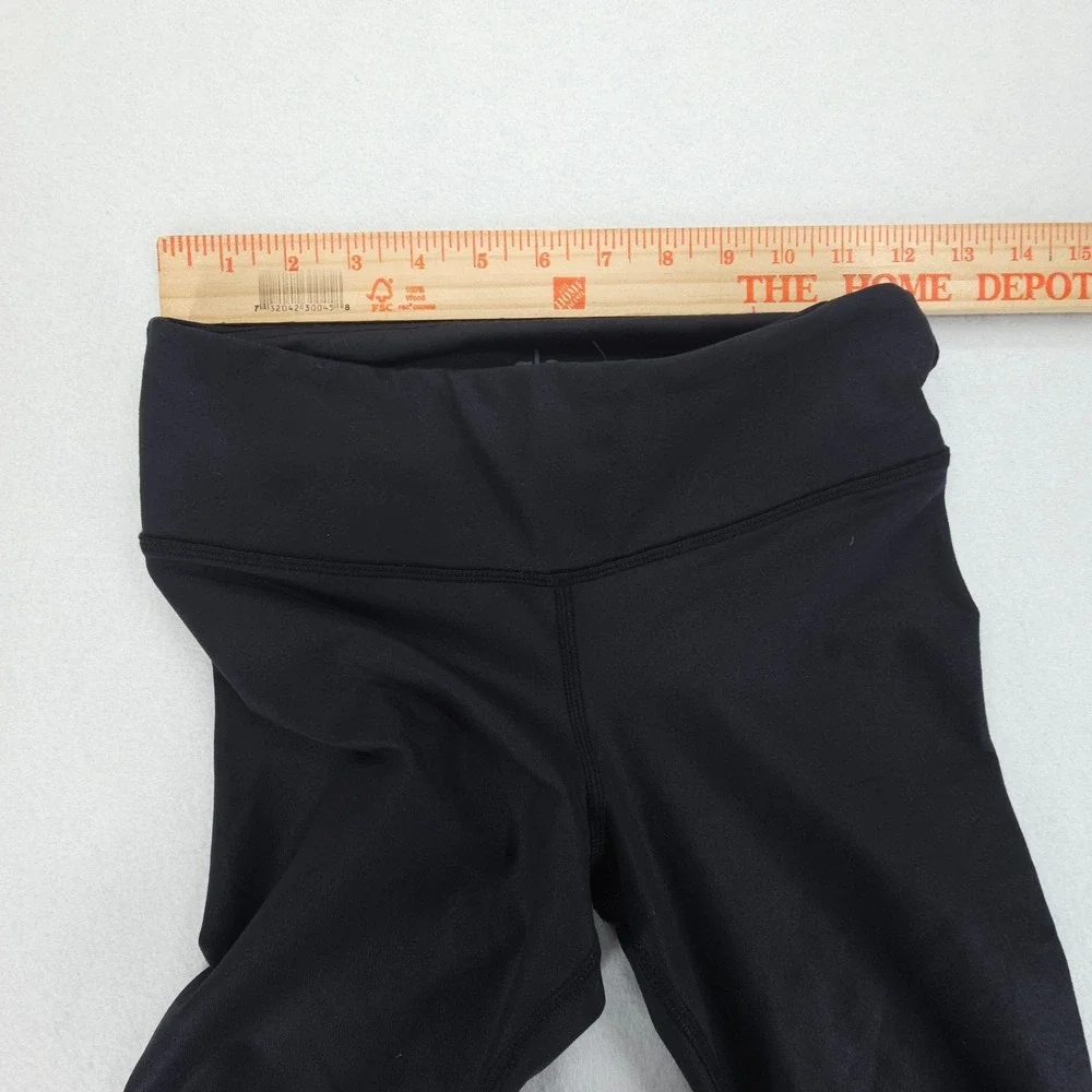 Alo Yoga Leggings Womens XS Black Goddess Over Heel Yoga Pants Athletic Stretch